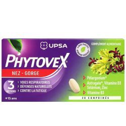 UPSA Phytovex nez-gorge 3 actions - 20 comprimés