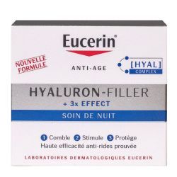 Eucerin Hyaluron-Filler + 3x Effect Soin de Nuit - 50 ml