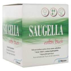 Saugella Cotton Touch super - 14 serviettes