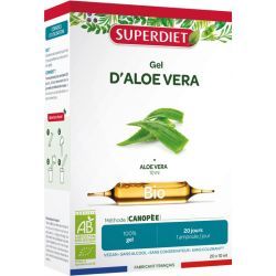 Gel d'Aloe Vera Bio - 20 ampoules