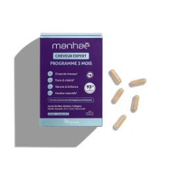 Manhaé Cheveux Expert 3 mois - 120 gélules
