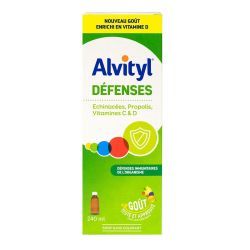  Alvityl Défenses sirop goût tutti-frutti - 240 ml