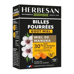 BILLES FOURREES MIEL DE MANUKA IAA10+ - 12 billes