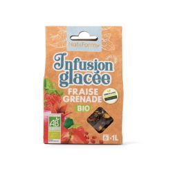 Nat & Form Infusion glacée fraise grenade bio - 6 Sachets