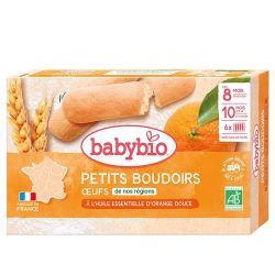 Biscuits Petits Boudoirs à l'huile essentielle d'orange douce - Boîte de 24 boudoirs
