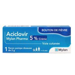 ACICLOVIR MYLAN PHARMA 5%, crème - Flacon 2 g