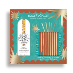 Coffret Noël Diffuseur + Eau Parfumée - Bois d'Orange - Eau Parfumée 100 ml, Diffuseur parfumé 25 ml