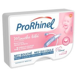 Mouche Bébé Ergonomique - 1 unité avec 2 embouts  jetables