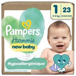 Couches Bébé Hypoallergénique Harmonie New Baby - Taille 1, 2-5 kg