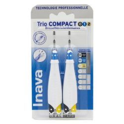 Brossettes Trio Compact 0/1/2 - 2 manches + 6 brossettes