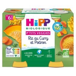 Riz au Curry et Potiron - 2x190g