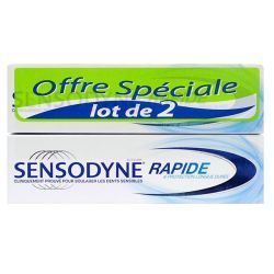 Rapide Action Dentifrice - 2x75ml