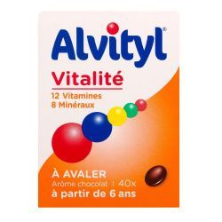 Alvityl Vitalité à Avaler - 40 Comprimés