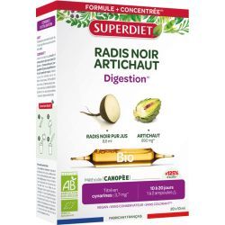 Radis noir Artichaut Bio - 20 ampoules