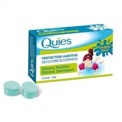 Protection auditive silicone natation enfant - 3 paires