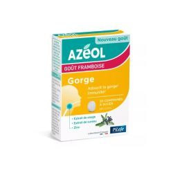 Azéol Gorge - goût framboise - 30 comprimés à sucer
