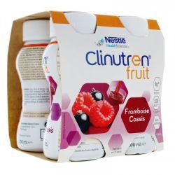 Clinutren Fruit saveur Framboise Cassis - lot de 4x200 ml