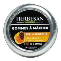 Miel et Propolis Gommes - 45 gommes