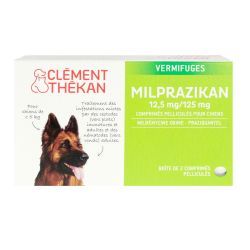 CLÉMENT THEKAN Milprazikan Chien 12.5MG - 2 comprimés