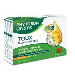 Respiration Pastilles Toux Sèche et Grasse - Arôme orange