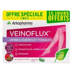 Arkopharma Veinoflux Jambes Légères et Toniques - 60 Gélules