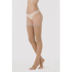 Essentiel Semi Transparent Bas autofixant Pied Ouvert - Dune