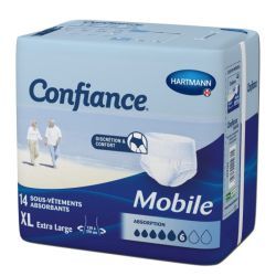 Confiance Mobile Slip absorbant 6 gouttes XL - 14 pièces