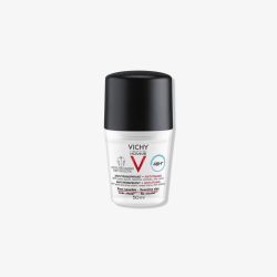 VICHY HOMME DÉODORANT ANTI-TRANSPIRANT 48H - ANTI-TRACES - ROLL-ON - 50 ML