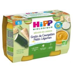 Delices du Jardin Gratin de Courgettes Petits Légumes - 2x190g