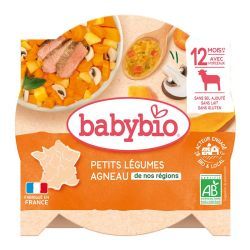Menus Petits Légumes et Agneau de nos Régions - Assiette 230g