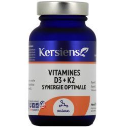 Vitamine D3 + K2 Synergie Optimale - 60 gélules
