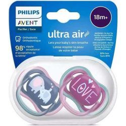 Sucettes Ultra Air Orthodontiques - 2 unités