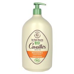 ROGE CAVAILLES Gel Bain Douche Certifié Bio Huile de Macadamia - 1L