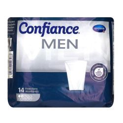 Confiance Men Protection Absorbantes 2 Gouttes - 14 protections anatomiques