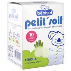 Bébisol Petit'Soif Fenouil - 10 Sachets