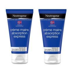 Crème Mains Absorption Express - Lot de 2 x 75ml