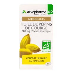 Arkopharma Arkogélules Huile de Pépins de Courge Bio - 60 Capsules