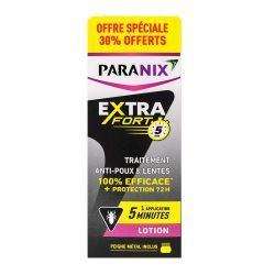 Paranix Extra Fort Lotion Anti-Poux et Lentes 200ml+ Peigne Inclus 30%OFFERTS 