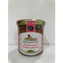 Potidou Papaye Verte Banane Plantain - 140 g