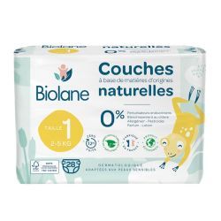 Couches écologiques Taille 1 - 28 unités