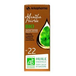 Arkopharma Huile Essentielle Menthe Poivrée (Mentha x piperita) Bio n°22 - 10 ml