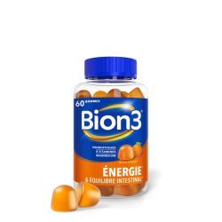 Énergie et équilibre intestinal - 60 gommes