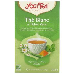 Yogi Tea Thé Blanc à l'Aloe Vera Bio - 17 Sachets