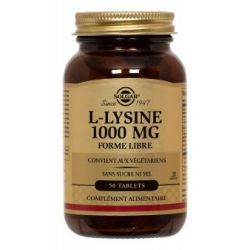 Solgar L Lysine 1000mg - 50 gélules