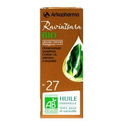 Arkopharma Huile Essentielle Ravintsara (Cinnamomum camphora) Bio n°27 - 5 ml