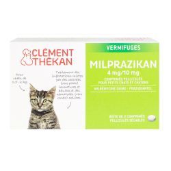 Clément Thekan Milprazikan Vermifuges Chatons 0.5 -2 kg - 2 comprimés