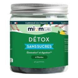 Mium Lab Gummies détox sans sucres - 42 gummies