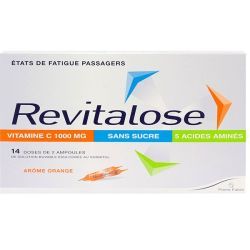 REVITALOSE SANS SUCRE, solution buvable édulcorée au sorbitol - 14x5ml