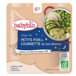 Menus Du Soir Soupe de Petits pois & Courgette de nos Régions - 190g