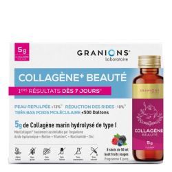 Collagène Beauté 8 Shots Fruits Rouges - 5 g
